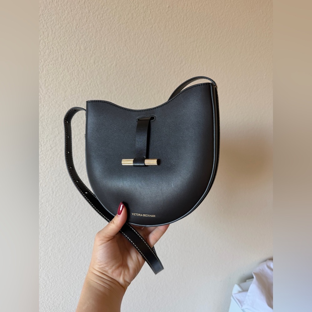 Victoria Beckham Black Crossbody Bag with Gold Accent SOLD ❗️❗️❗️❗️